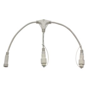 Multiconector PML, 2 salidas, cable blanco, IP67