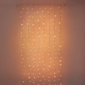 Vorhanglichter Connect ProLine 36V, 1 x h 4 m, 320 Maxiled warmweiß, transparentes Kabel, erweiterbar