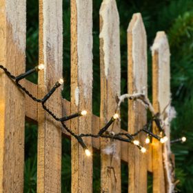 Catena 1,9 m, 48 led bianco caldo