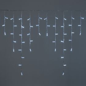 Eisregen-Lichterkette 3 x h 0,9 m, 120 Maxi LEDs kaltweiß, erweiterbar