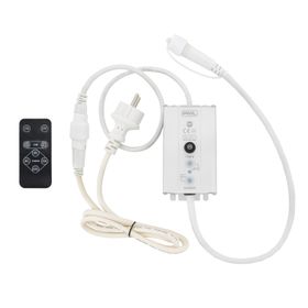 Dimmer und Timer für PML-Dekorationen IP67, max. 400 Watt, weißes Kabel