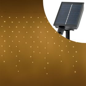 5,2 x h 1,1 m 360 Warm white Leds Solar Icicle, Power Bank with USB charging