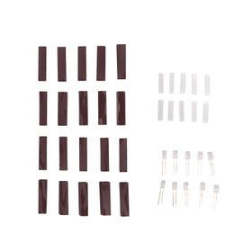 Connect+ Kit 10 LED di ricambio Ø 5mm, bianco caldo, guaine marroni